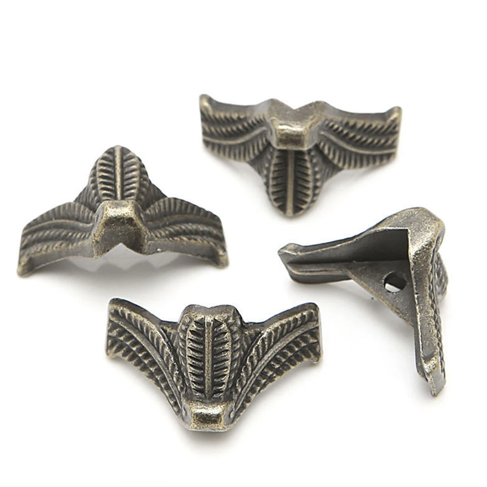 

4pcs Zinc Alloy Household Living Room Indoor Universal Bronze Vintage Durable Bedroom Home Decor Furniture Leg Protector