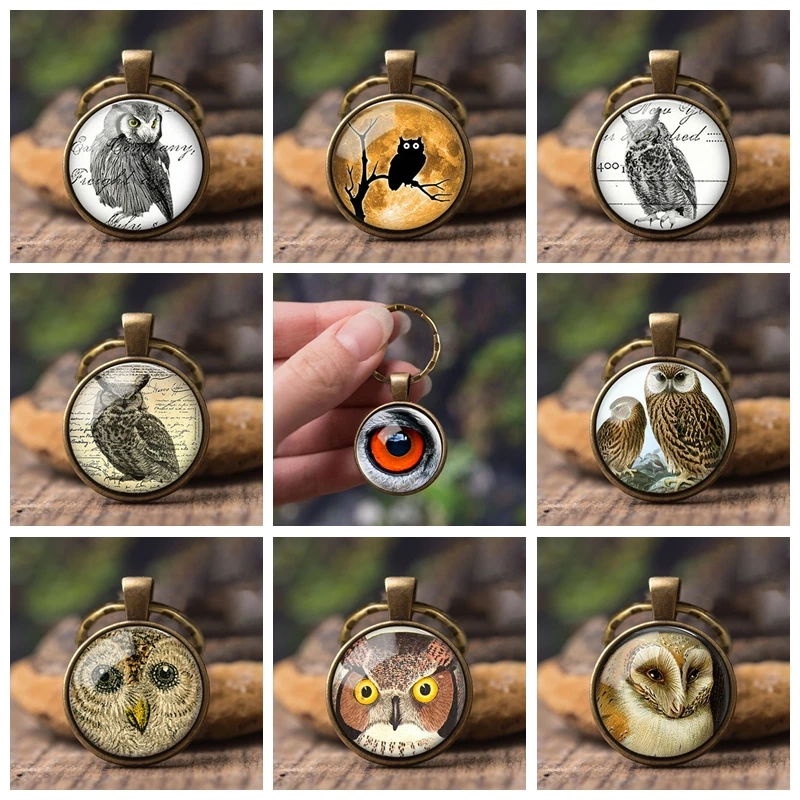 2019 симпатичная сова брелок Wicca птица кулон животное ювелирные изделия брелки