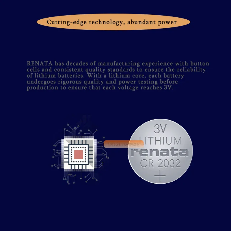 Бесплатная доставка! Оригинальные Высокопроизводительные батарейки RENATA 100
