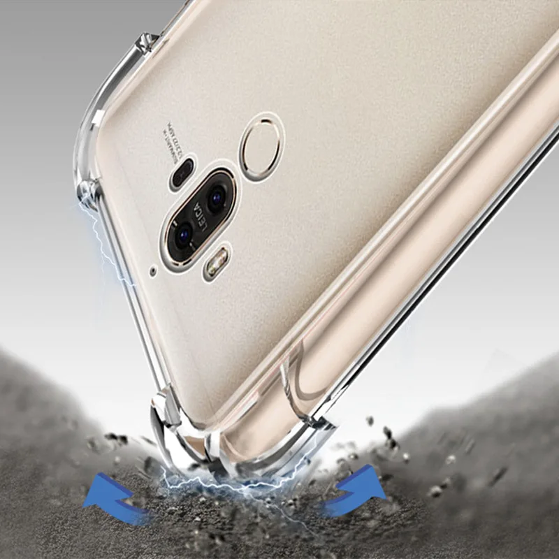 10 шт./лот для Huawei honor 7X P9 enjoy 6 7C 7S 8 plus mate 20 Lite 9 pro V9 play 5 6A 6X Y5 II note мягкий прозрачный