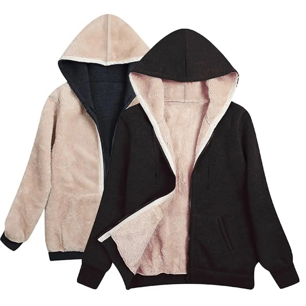 

Women Hoodie Coat Colorfast Women Hoodie Coat Jacket Trendy Lady Coat