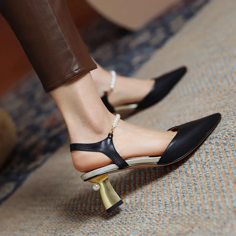 

Sgesvier 2021 New Fashion High Heels Women Pumps Thick Heel Classic Black Beige Blue Sexy Ladies Wedding Zapatos De Mujer