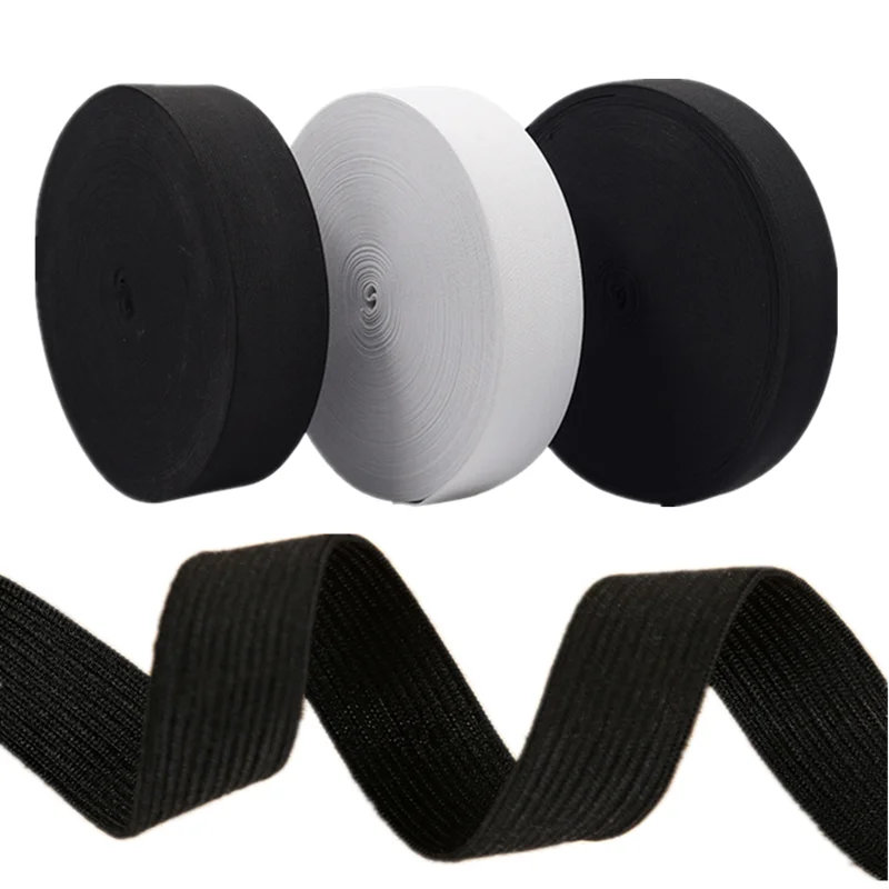 

1.5/1.8/2.0/2.5Cm Black And White Rubber Band DIY Sewing Pants Waist Elastic Band