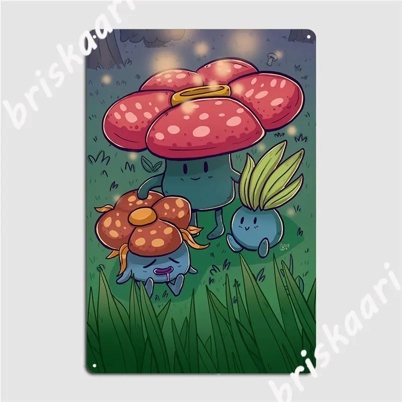 

Забавный металлический постер для стены паба с надписью «Oddish And Friends»