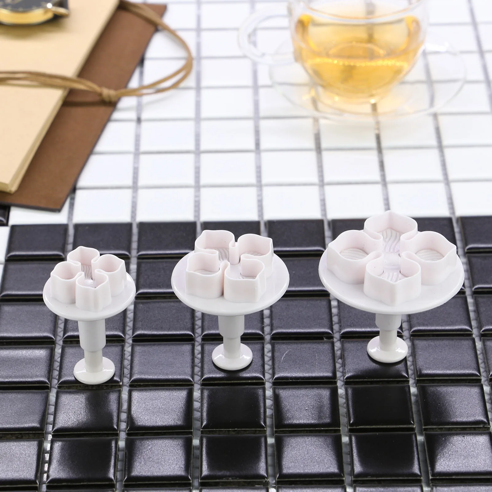 3 шт. популярный цветок набор прессформы Гортензия торт украшения из сахара