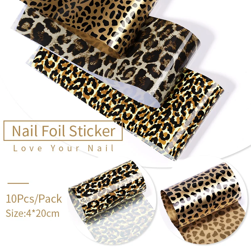 Фольга для ногтей смешанные цветы мрамор переводные наклейки слайдер бумажные 10