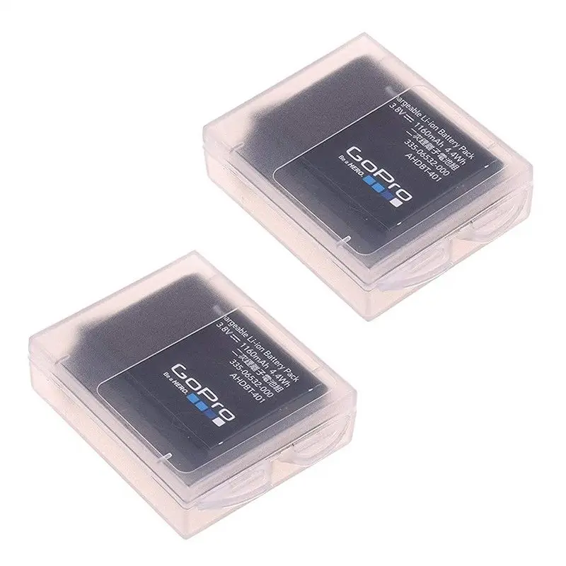 5 Pcs Plastic Protective Storage Battery for GoPro Hero 10 9 8 7 6 5 4 Session Xiaomi Yi MiJia 4k Eken Camera Accessorie