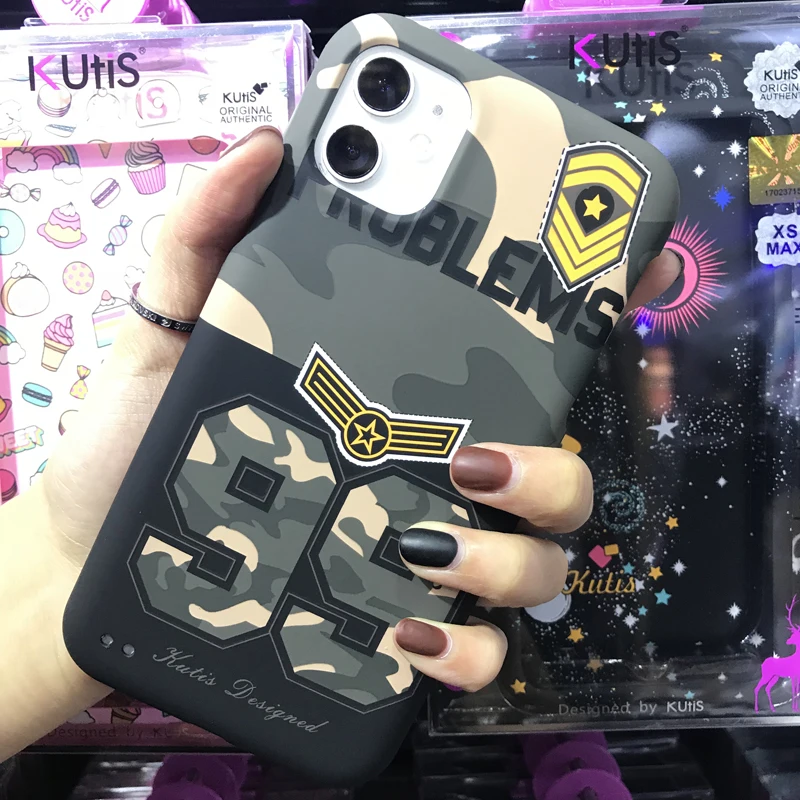 Черный Для iphone XS max чехол, 360 Защита передняя+ задняя матовая крышка coque для iphone 11 pro max 8 plus 7 6 X XS Фламинго Модный чехол - Цвет: Черный