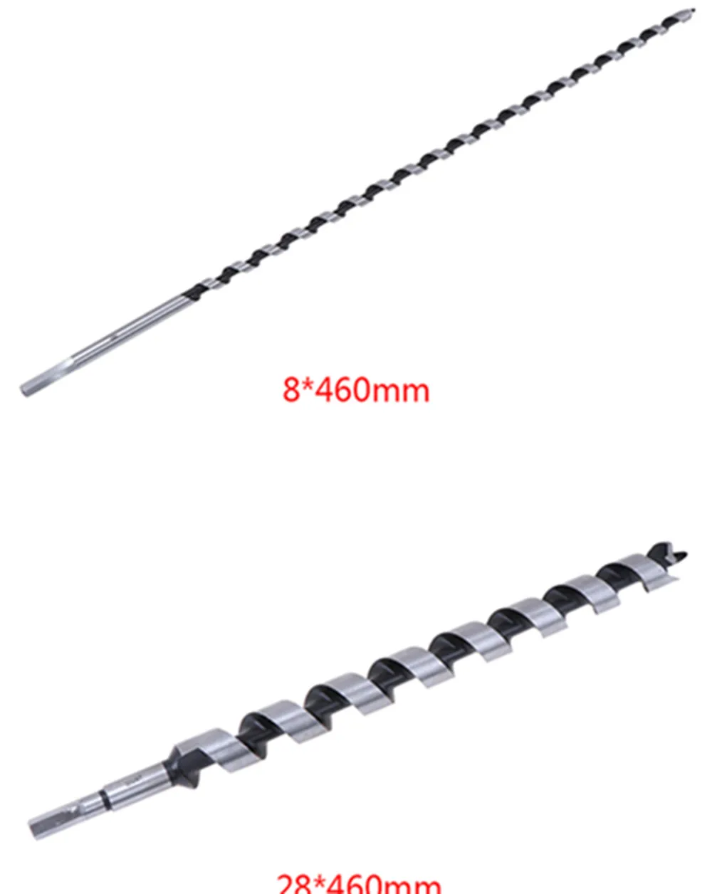 

8*460mm 24*460mm Twist wood Drill Bit For Metal Sarbon Steel Drilling bits Woodworking Tools 1PCS