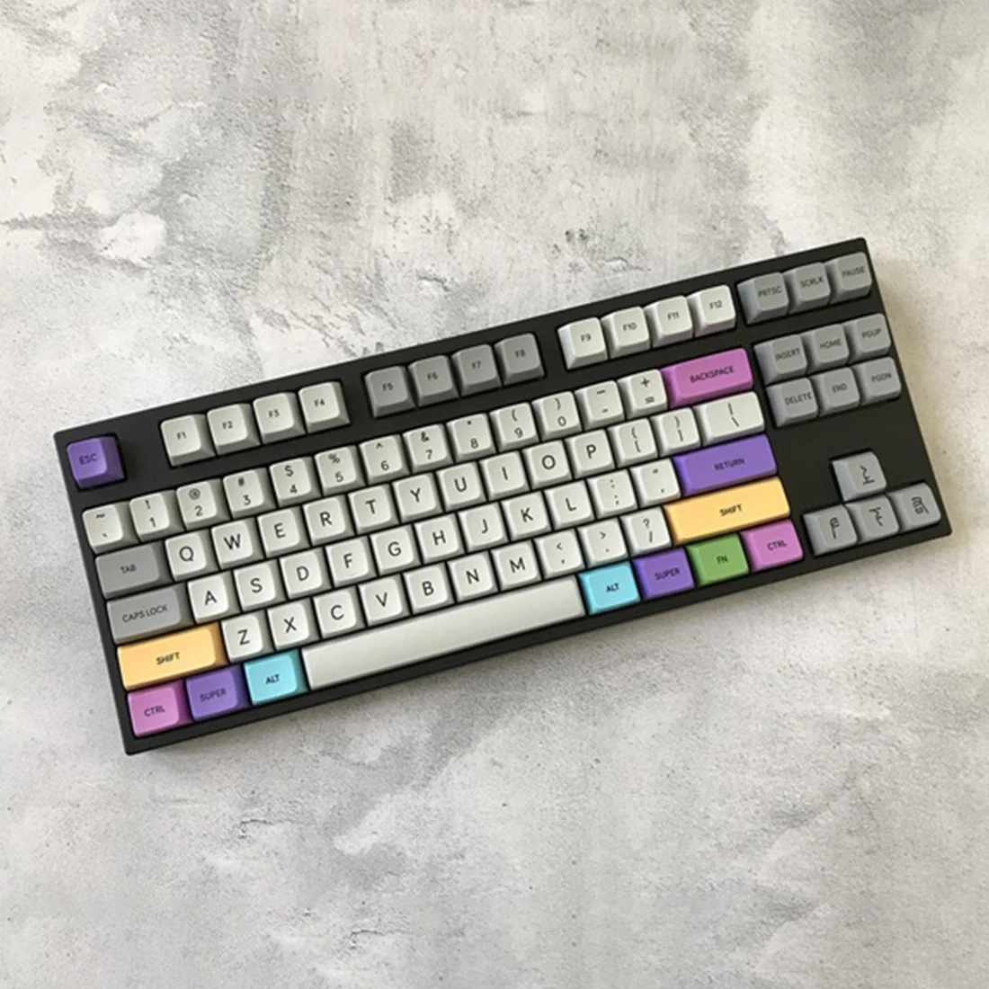 

150Pcs XDA Profile PBT Dye-sub Keycaps for 61 87 104 Keys/GH60/RK61/Matrix/Joke Customized Gaming Keyboard - English Layout