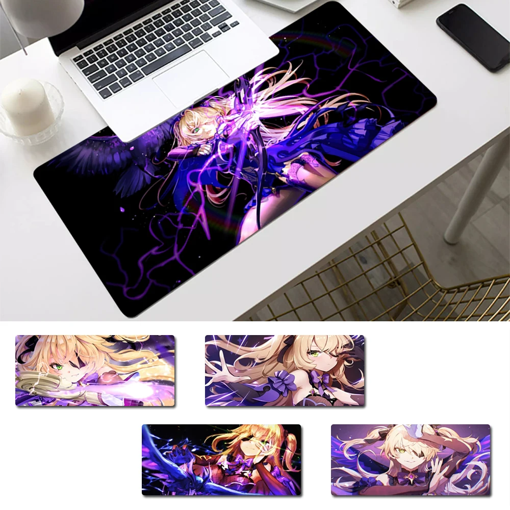 

Large XXL Genshin Impact Fischl Mouse Pad Gaming MousePad Large Big Mouse Mat Desktop Mat Computer Mouse pad For Overwatch