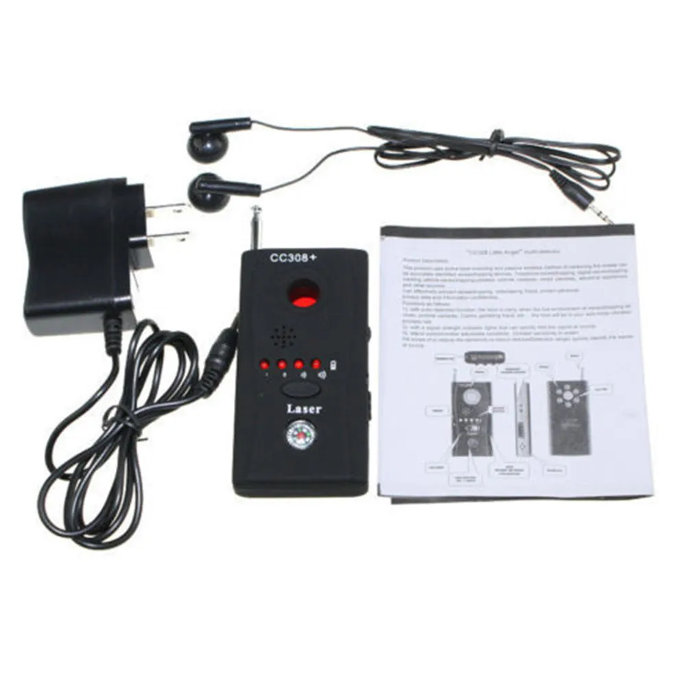 

Camera Hidden Finder Anti Spy Bug Detector CC308 Mini Wireless Signal GSM GPS Device privacy blocker radio scanner rf spyfinder