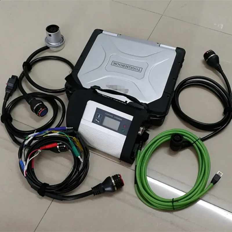 

Mb Star c4 Multiplexer with CF30 Laptop Toughbook v2021.03 Software Super Ssd Car and Truck Diagnosis Ready to Use Best Quality