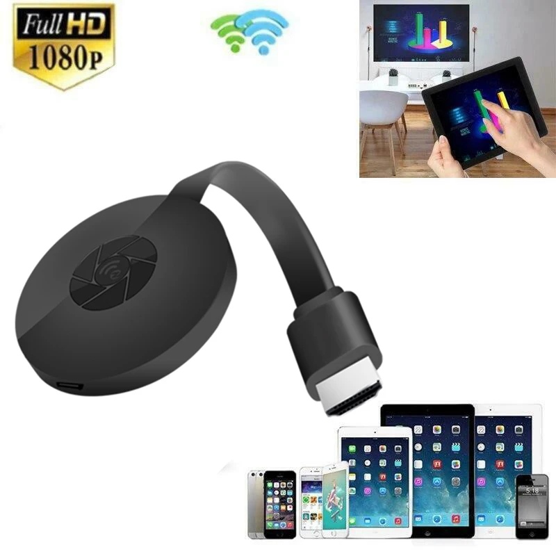 1080P HD Беспроводной Wi Fi дисплей ресивер DLNA экран зеркальный HDMI совместимый адаптер