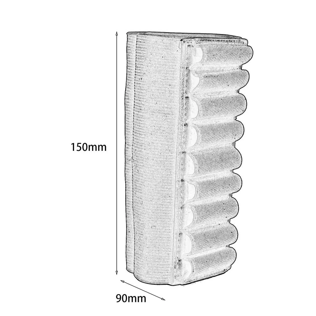 

Outdoor Tactical Equipments Shotgun Shell Holder 9 Round Ammo Cartridge Holder With Elastic Loops Buttstock For Hunting