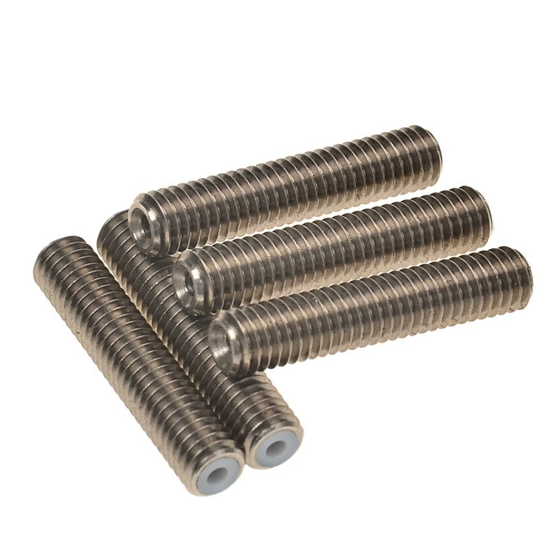 Цилиндрические сопла M6 X 30 из ПТФЭ для экструдера 3D-принтера MK8 5 шт. | Компьютеры и