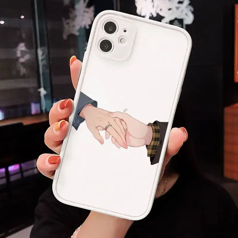 

Finger Art Aesthetic Hand luxury Phone Case funda matte transparent For iphone 7 8 11 12 plus mini x xs xr pro max cover