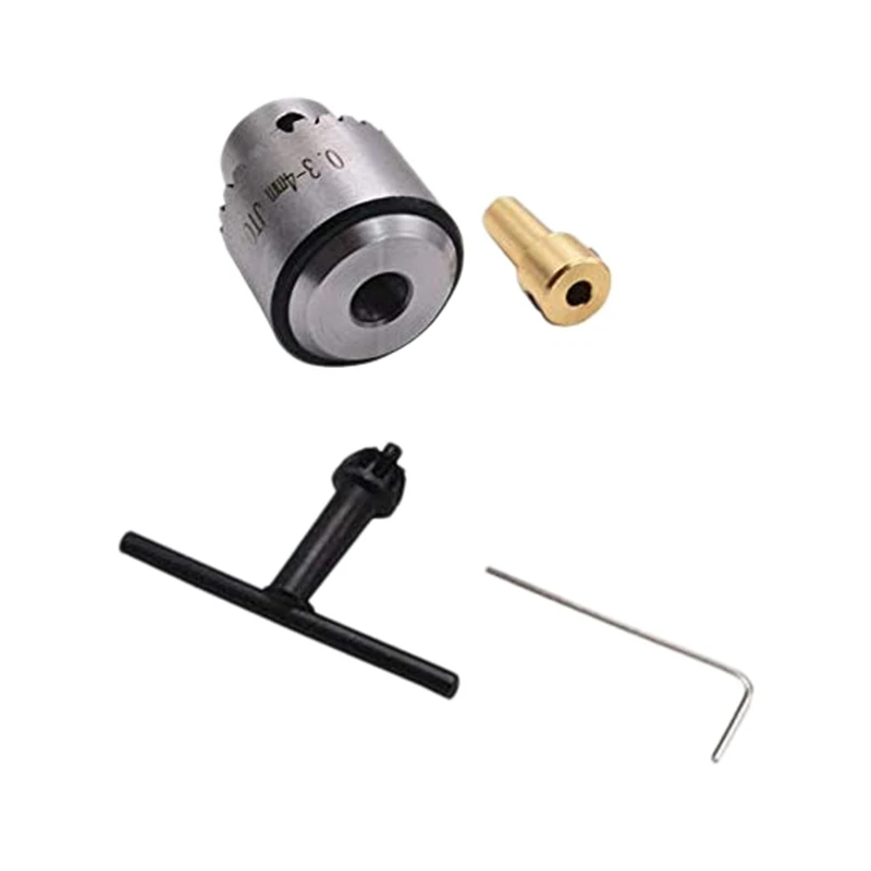 Мини сверлильный патрон 0 3 4 мм Jto конус и гаечный ключ с зажимной токарные