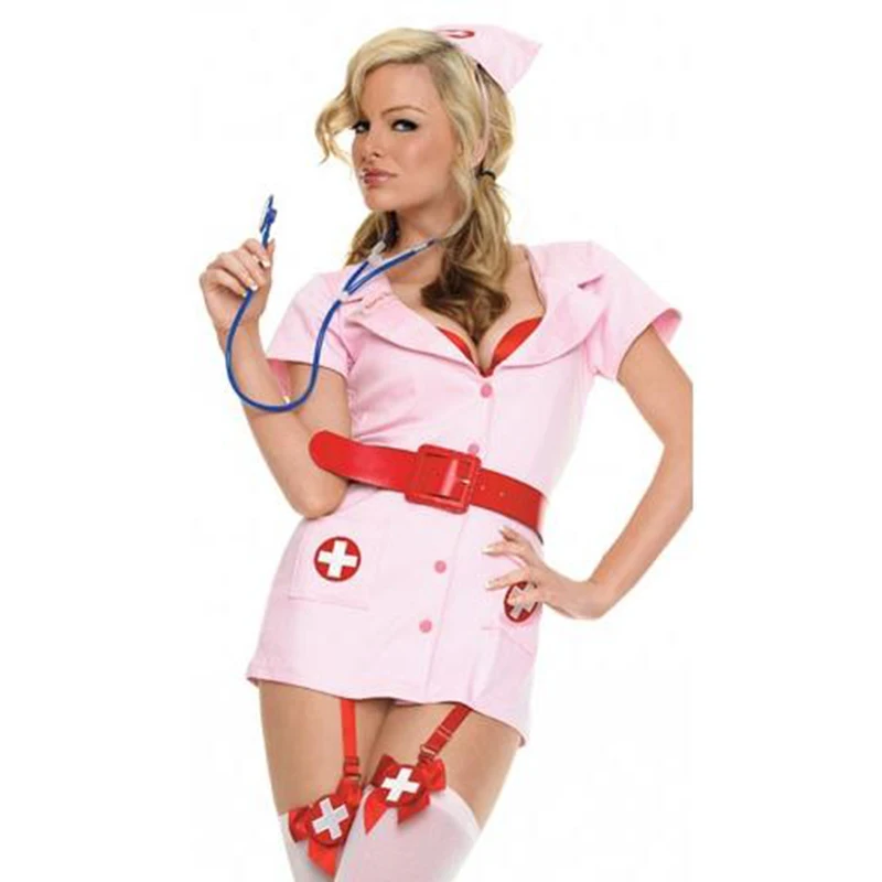 

Sexy Nurse Costume Set Fantasias Hot Lingerie 2018 Sexy Erotic Costumes For Women Nurse Uniform Fancy Dress Halloween Cosplay