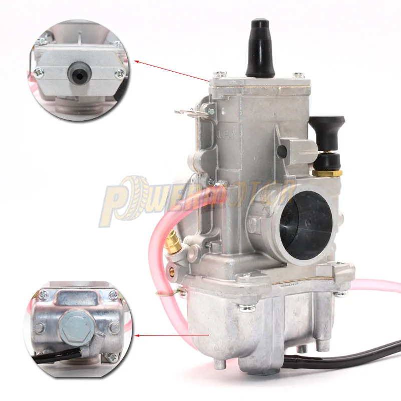 Плоский карбюратор для мотоцикла 28 30 32 34 мм TM Mikuni Carb TM28 Honda CR250 Kawasaki KX125