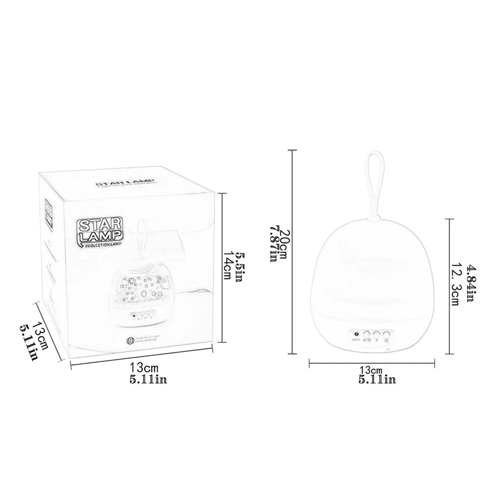 

4 Patterns Rotating Night Light Projector Starry Sky Star Light Children Kids Sleep Led USB Lamp Projection Kids Bedroom Decor