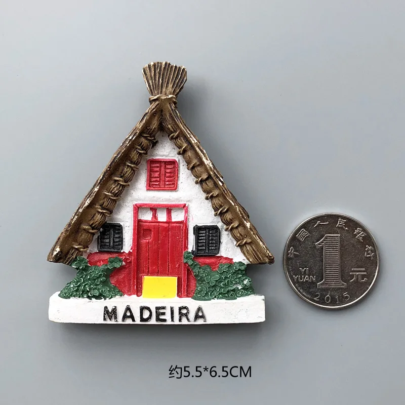 Madeira Islands Магниты страны на холодильник Франция Флорида Фламинго исландский винтажный магнит на холодильник наклейка мир путешествия сувенир магнитный - Цвет: Madeira Islands