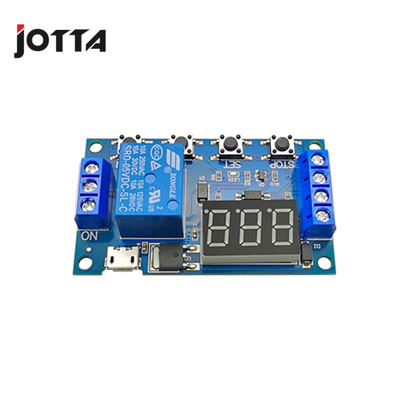 6-30V Модуль реле переключатель Время задержки срабатывания цепи таймер рабочий
