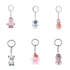 Брелок для ключей сделай сам, набор для алмазной вышивки с мультяшным рисунком, полное украшение для сумки, ручная работа, подарок