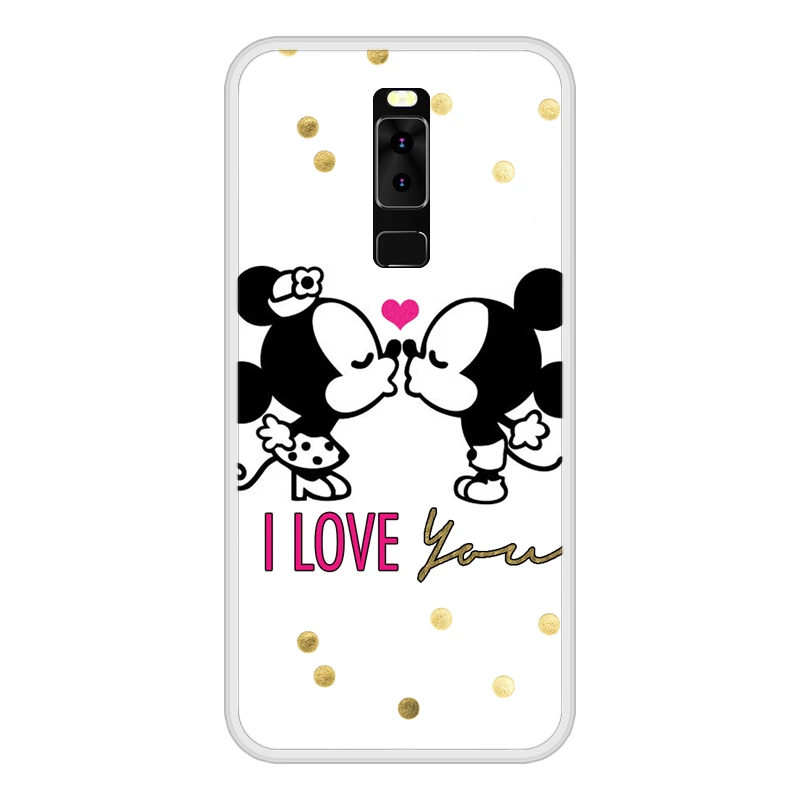 Case for Leagoo S8 Soft Silicone TPU Mickey Minnie Pattern Painted Phone Cover In Stock |