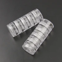 10pcs set transparant lege plastic opbergdozen nail art tip glitter pot doos rhinestone bead gems case