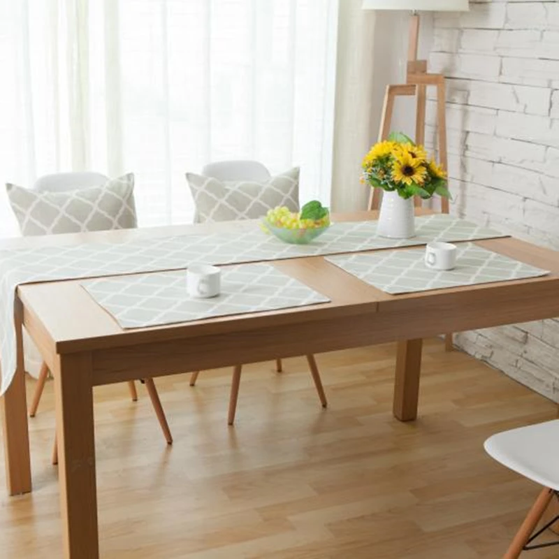 Геометрические настольные дорожки современные для свадьбы и вечерние салфетки