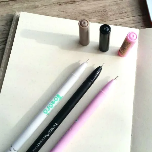 4 шт./лот серия Cute Cat 0 5 мм черная чернильная гелевая авторучка кавайная Подарочная