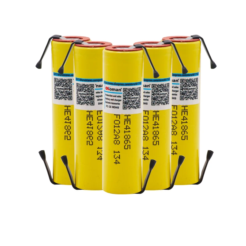100% Новый оригинальный HE4 3 7 v 2500mah 18650 литиевая аккумуляторная батарея для