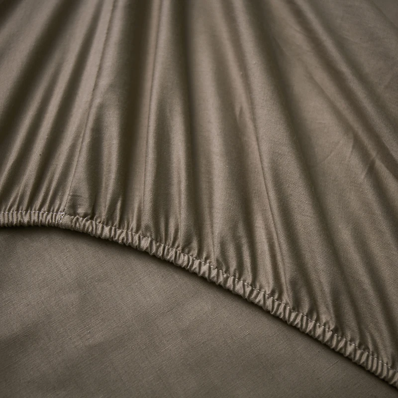 1pcs cotton Fitted Sheet High 30cm solid color Bed Sheet Four Corners With Elastic Band Mattress Cover 90x200cm/200x220cm