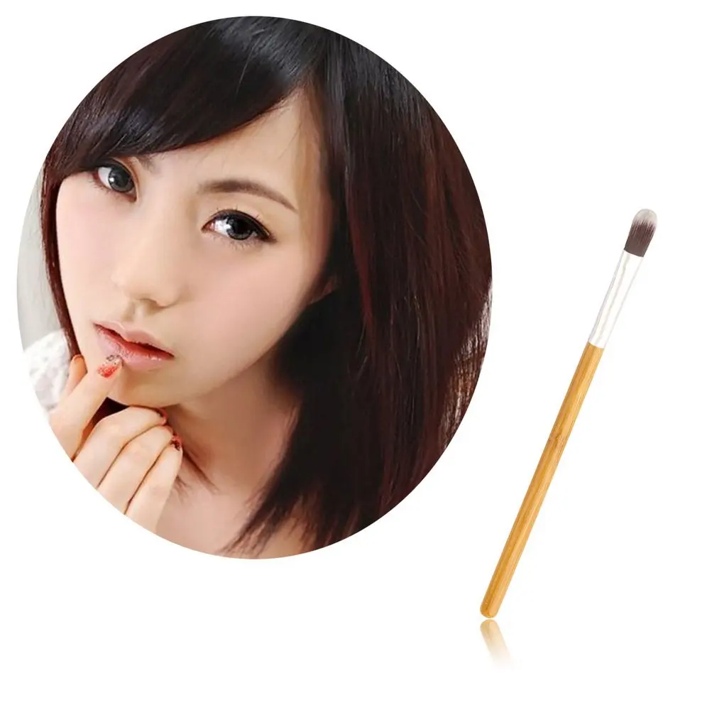 

High Quality Bamboo Handle Synthetic Fiber Facial Powder Blush Brush Face Concealer Cosmetic Makeup Beauty Tool New