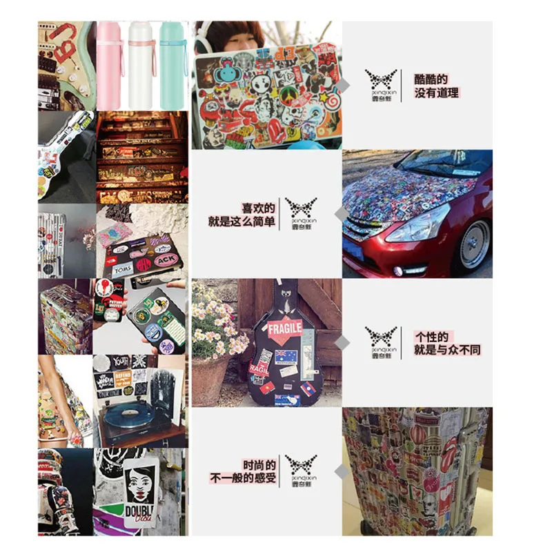 

10/25/50PCS Color Cute Plant Mushroom Stickers Laptop Guitar Luggage Skateboard Car Waterproof Graffiti Sticker Decal Kid Toys