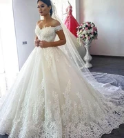 bealegantom vintage in stock sweetheart white lace wedding dresses 2021 crystal beaded ball gown vestidos de noiva bridal dress