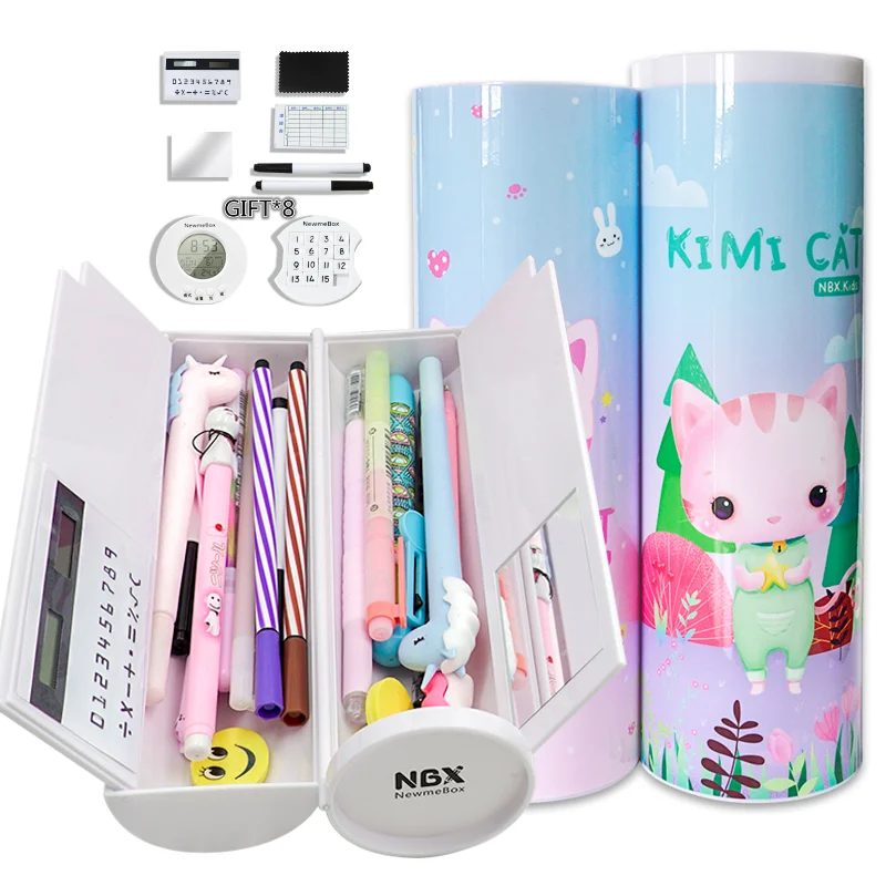 Чехол для карандашей NBX ящики офиса канцелярские принадлежности школы 2021 милый