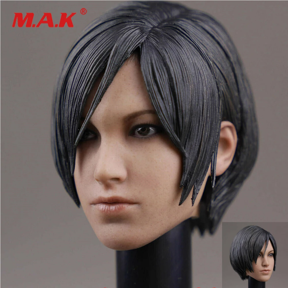 

1/6 Girl Head Sculpt Model Ada Wong Fit 12" Inch Female PH UD TBL Body In Stock