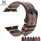 2020 новые домашние тапочки из натуральной кожи, аксессуары для наручных часов для Apple Watch 42 мм 44  ремешок Apple Watch 38 мм 40 мм Замена браслеты