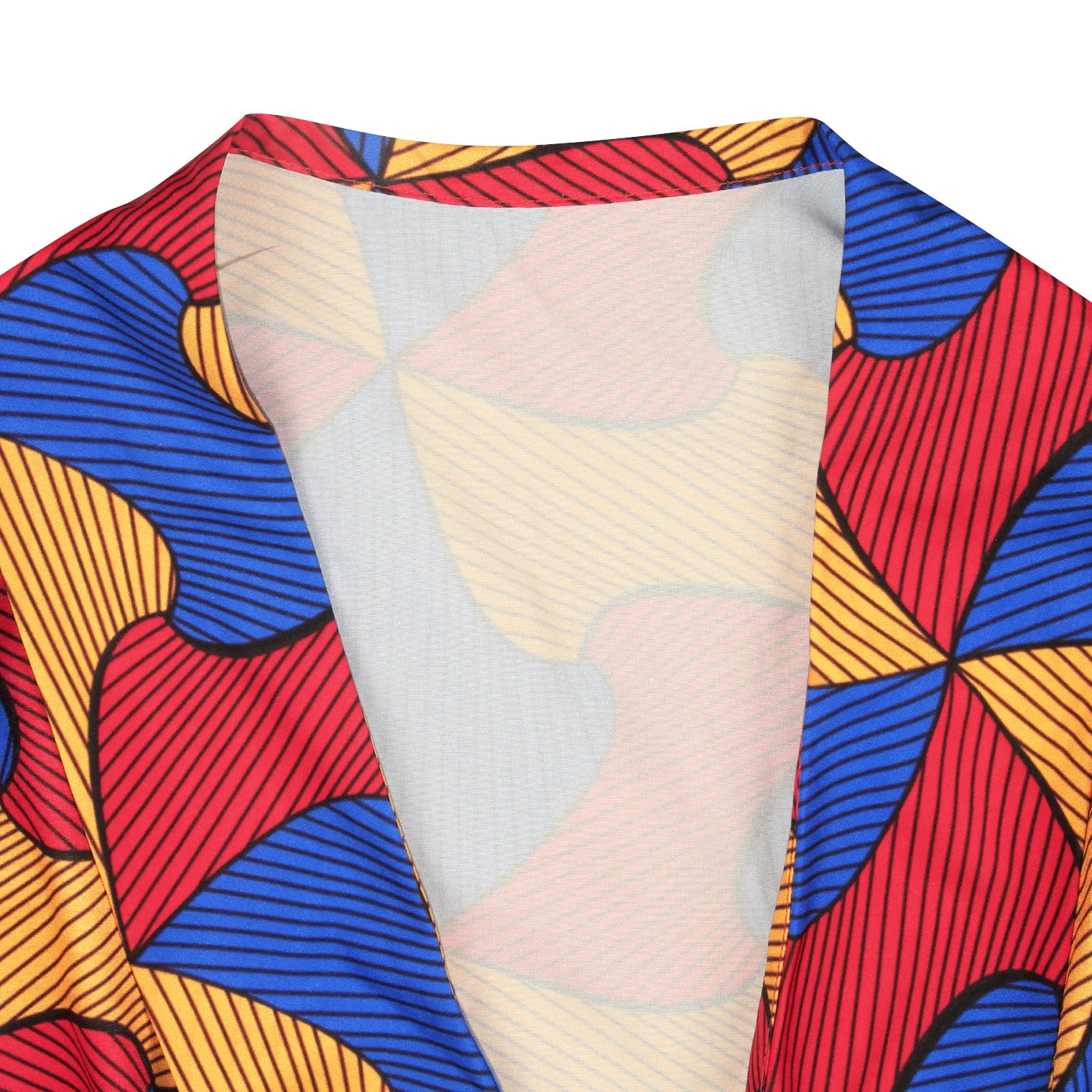 

Sexy V-Neck Dress African Plus Size Womens Long-Sleeved Collocation Belt Fashion Digital Printing Temperament Elegant Dress 2021