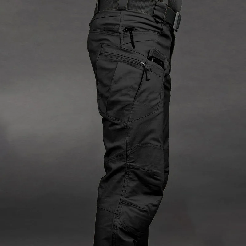 

Men Tactical Sweatpants 3XL Plus Size Pant Multi-pocket Outdoor Military Waterproof Quick Dry Hiking