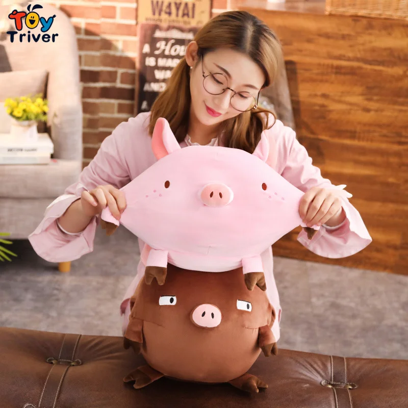 Kawaii Pig Hand более теплая подушка Подушка плюшевая игрушка Triver Мягкая кукла ребенок день рождения девочки подарок Декор для дома, магазина Прямая
