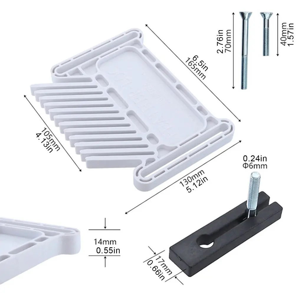 

Double Featherboards Miter Gauge Multi-purpose Feather Loc Board Set For Woodworking Engraving Machine Slot DIY Aid Tool Kit