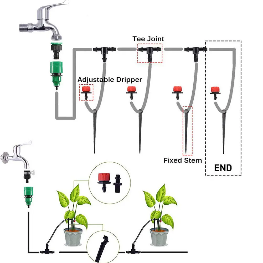 Горячая продажа 30 капельниц сад патио туман охлаждающая жидкость система