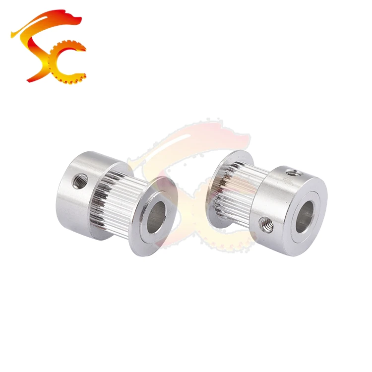 

S2M 24teeth timing pulley 8mm bore for belt width 10mm Aluminium S2M 24 teeth for 3D printer