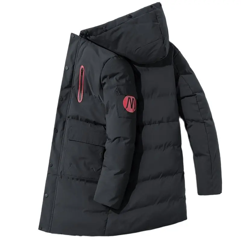 

M.Y.FANTASY 2021 Zipper Men's Winter Jacket Parka Hoodies Coat Hooded Windproof Warm Clothing Fashion Casual Large Men's Clothin