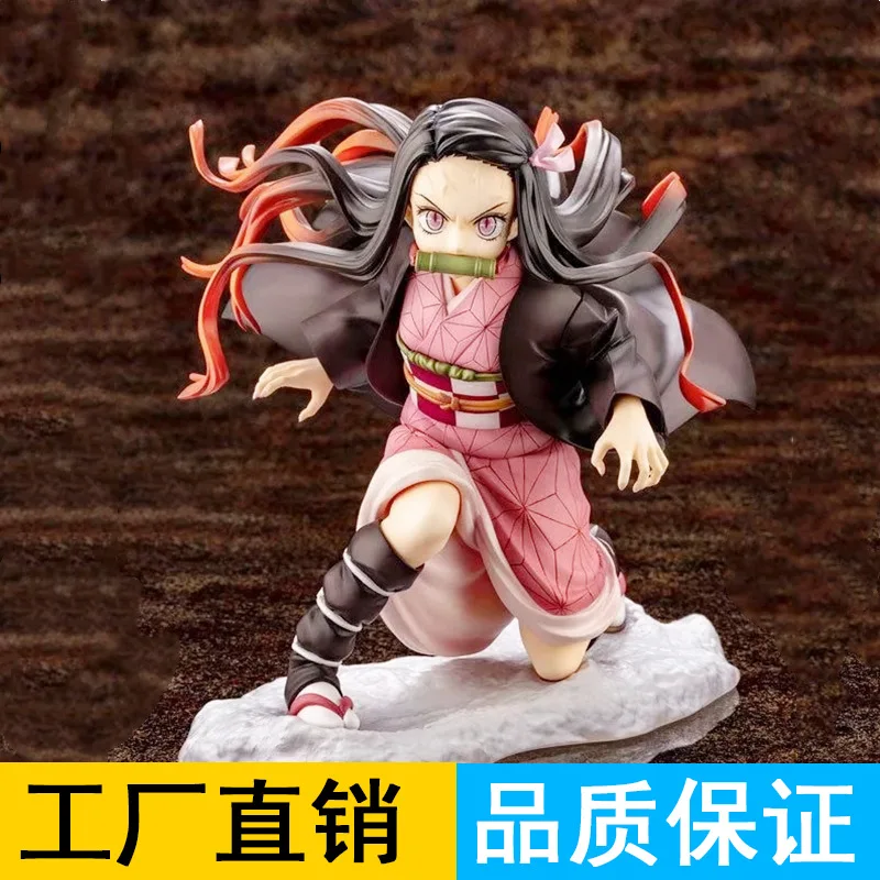 Дьявол клинок Аниме Фигурка камадо танджиро незуко ПВХ Рюкзак фигурка Demon Slayer