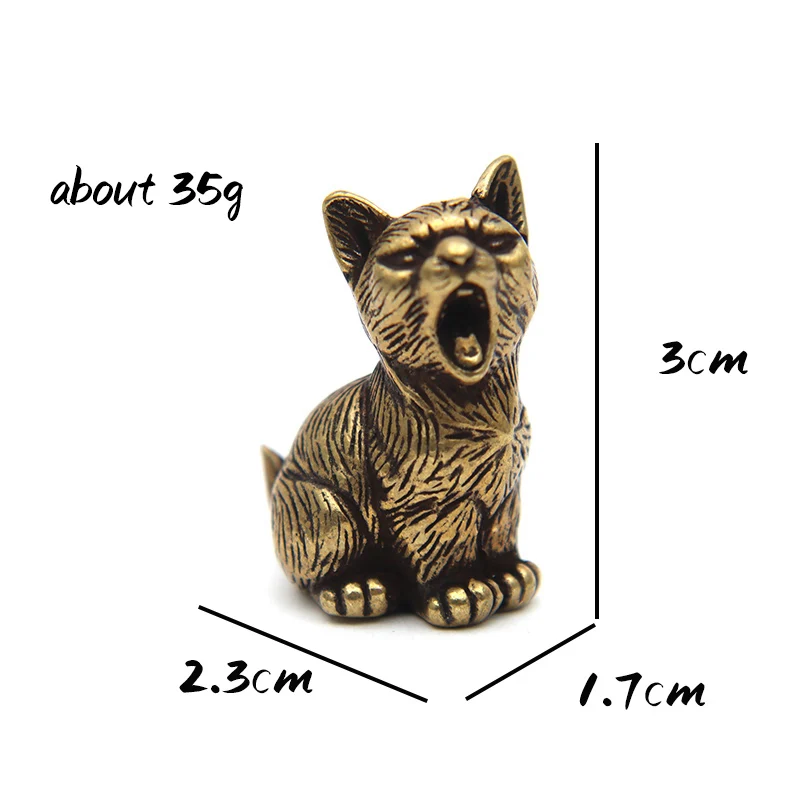 Латунные фигурки котов