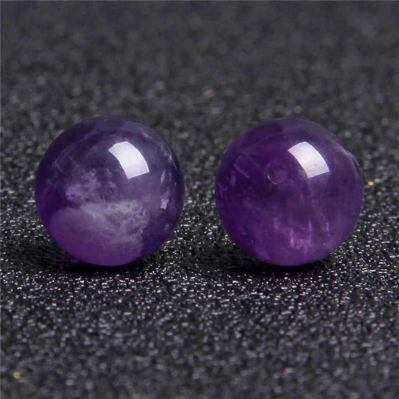 

Amethysts Natural Stone Beads Round Loose Amethysts 6 8 10mm Purple Quartz Crystal Beads For Jewelry Bracelet DIY Making